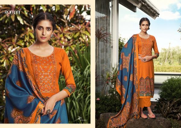 Romani Gulmarg Exclusive Wollen Wear Pashmina Designer Dress Collection